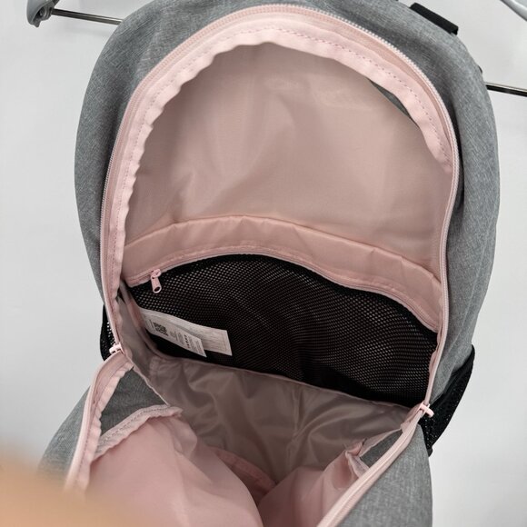 Puma Evercat Hybrid Backpack in Heather Grey/Pale Pink for Girl/Woman School Gym - Picture 8 of 15